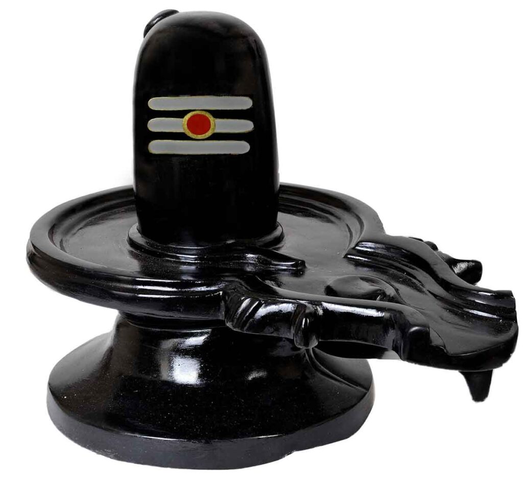 El lingam o Shiva lingam representa la unión de Shiva y Parvati de manera simbólica. 