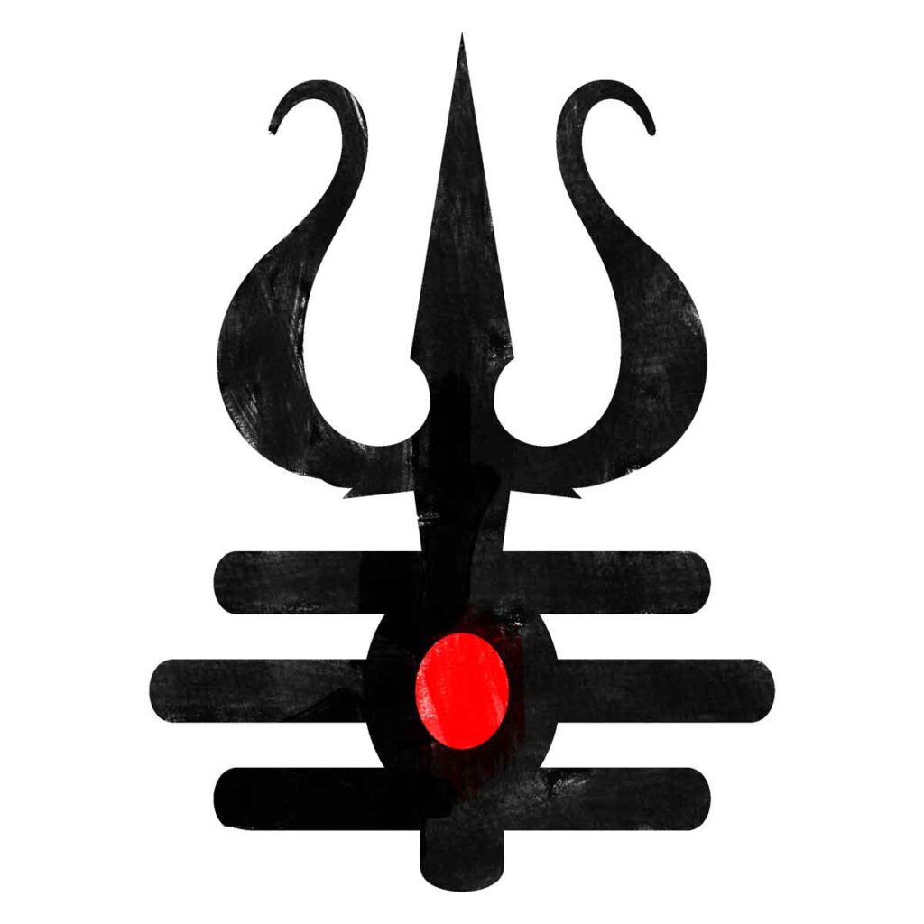 Trishula es el tridente de Shiva y un símbolo del hinduismo.