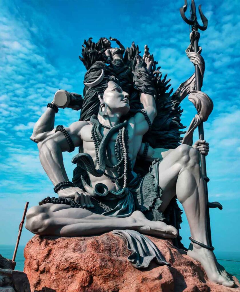 El dios Shiva pertenece a la santa trinidad del hinduismo. 