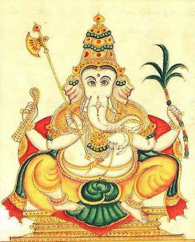 Siddhi Ganapati es la forma de Ganesha con poderes espirituales. 
