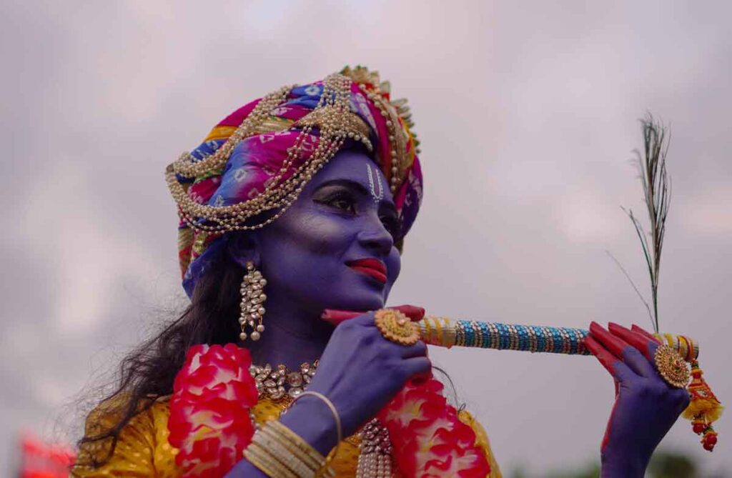 Festivales en honor al dios Krishna, el avatar de Vishnú.