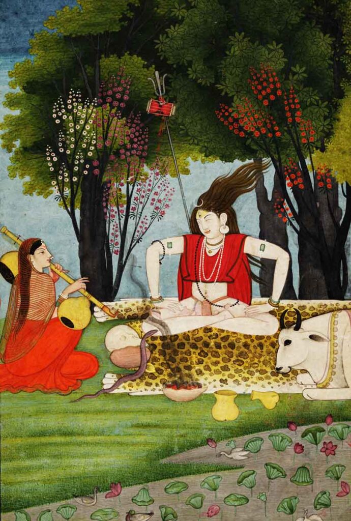 Parvati realizó varias penitencias para ganarse el amor de Shiva.
